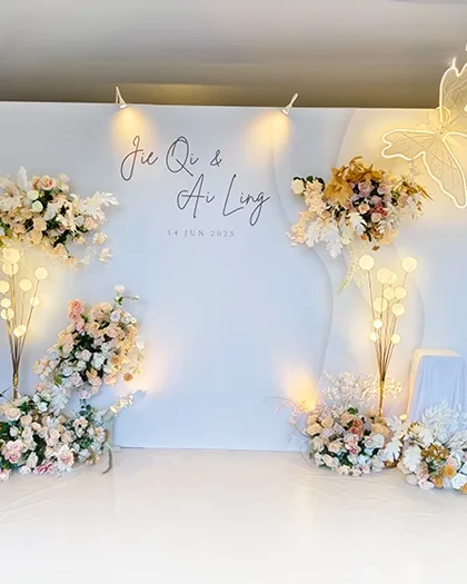 12/8ft Wedding Booth — Design 02