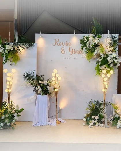 12/8ft Wedding Booth — Design 04
