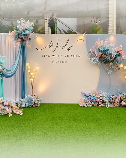 16/8ft Wedding Booth — Design 09